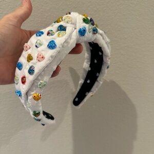 Lele Sadoughi Bianca Mosaic Fiore Heart Veronica Headband